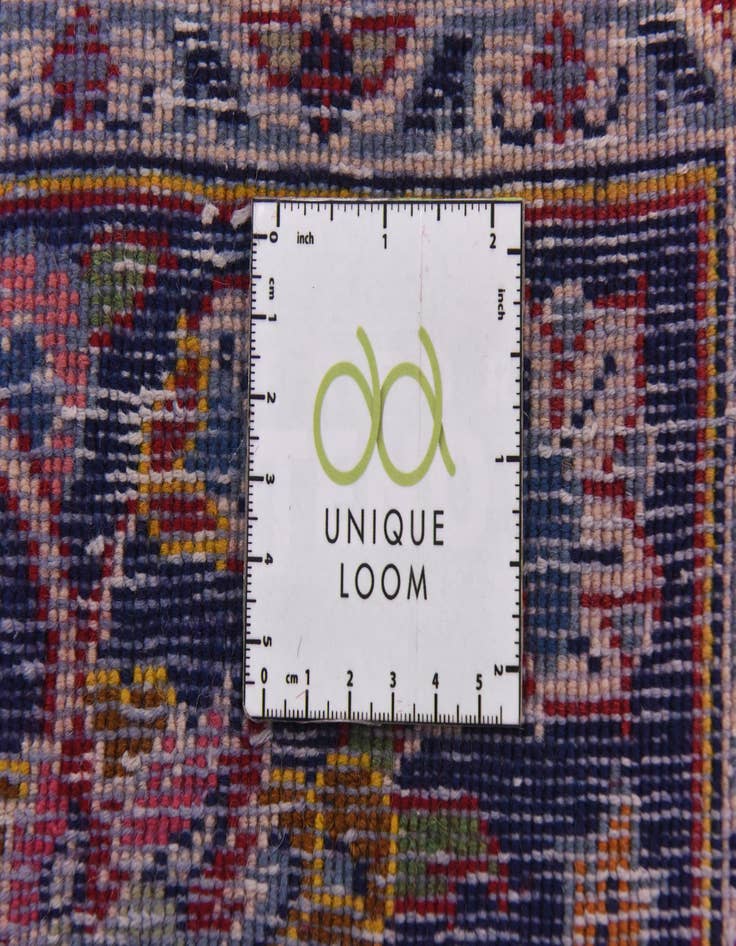 Detail image of  9' 9 x 13' 4  Hand Knotted Kashan Persian Wool Rug