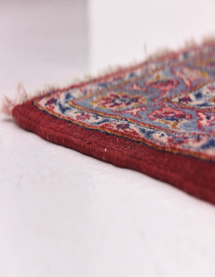 Detail image of  9' 9 x 13' 4  Hand Knotted Kashan Persian Wool Rug