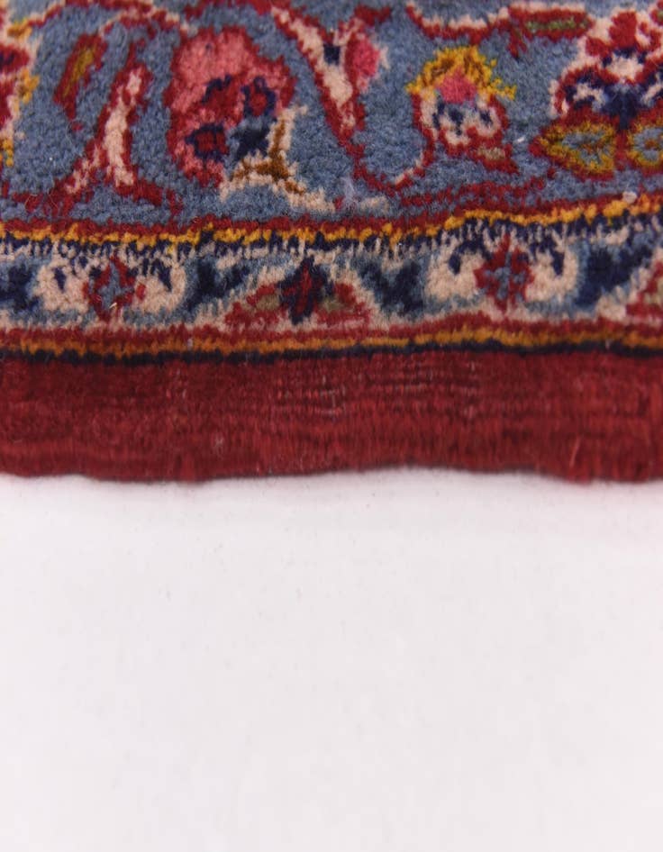 Detail image of  9' 9 x 13' 4  Hand Knotted Kashan Persian Wool Rug