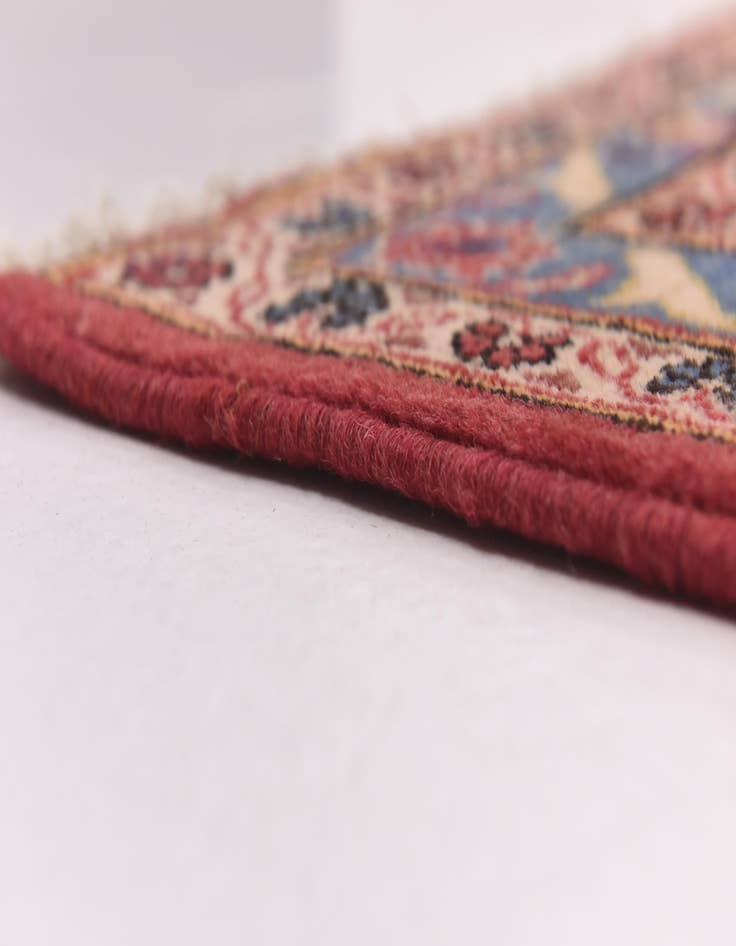 Detail image of  9' 7 x 13' 3  Hand Knotted Kashan Persian Wool Rug