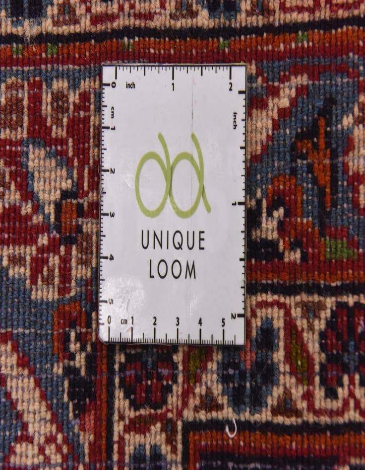 Detail image of  9' 9 x 12' 6  Hand Knotted Kashan Persian Wool Rug