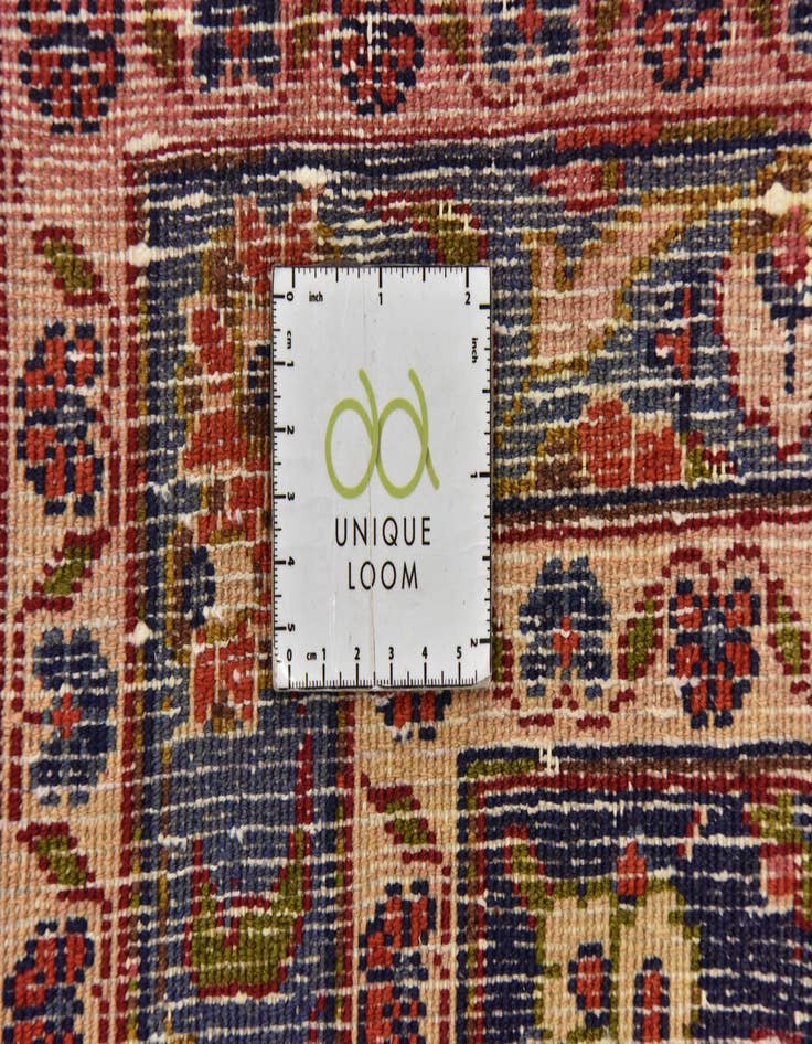 Detail image of  9' 6 x 13'  Hand Knotted Kashan Persian Wool Rug