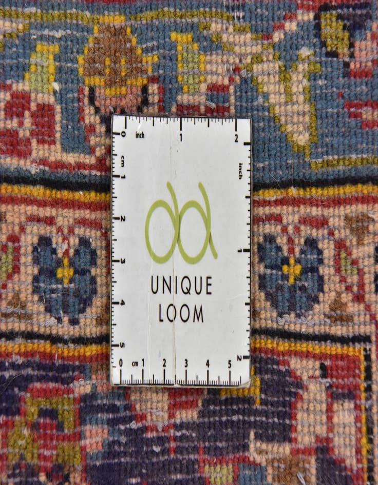 Detail image of  9' 8 x 13'  Hand Knotted Kashan Persian Wool Rug