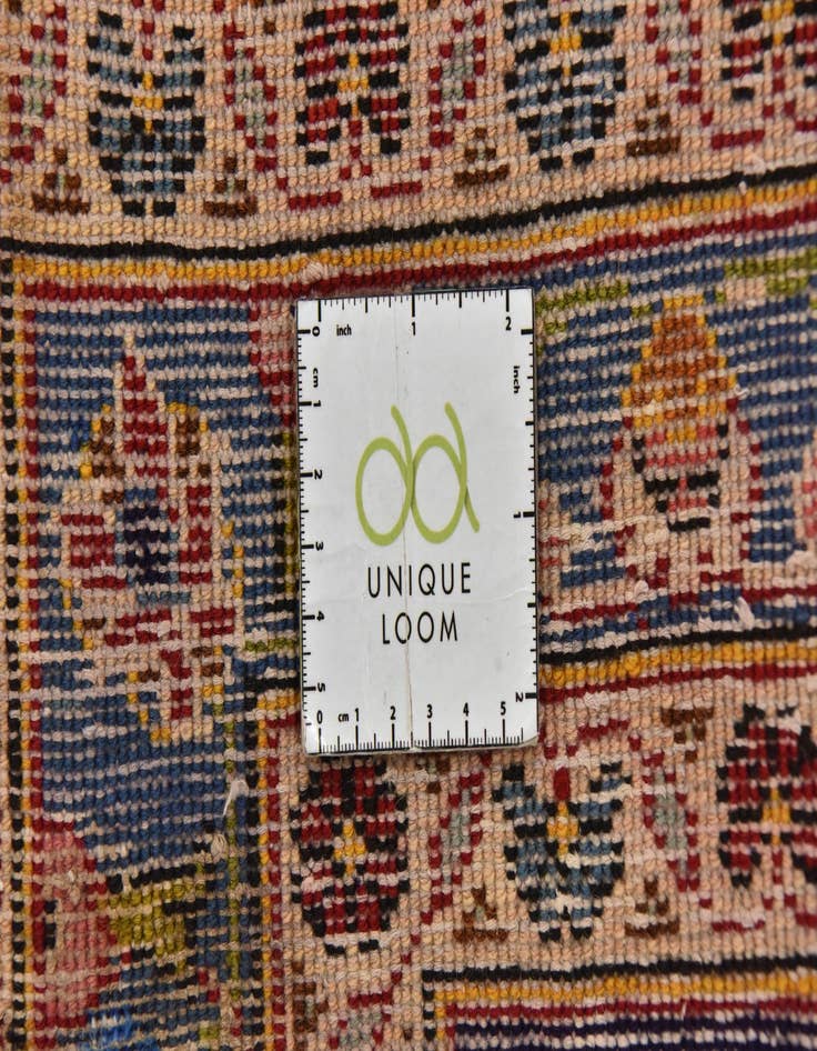 Detail image of  9' 6 x 12' 10  Hand Knotted Kashan Persian Wool Rug