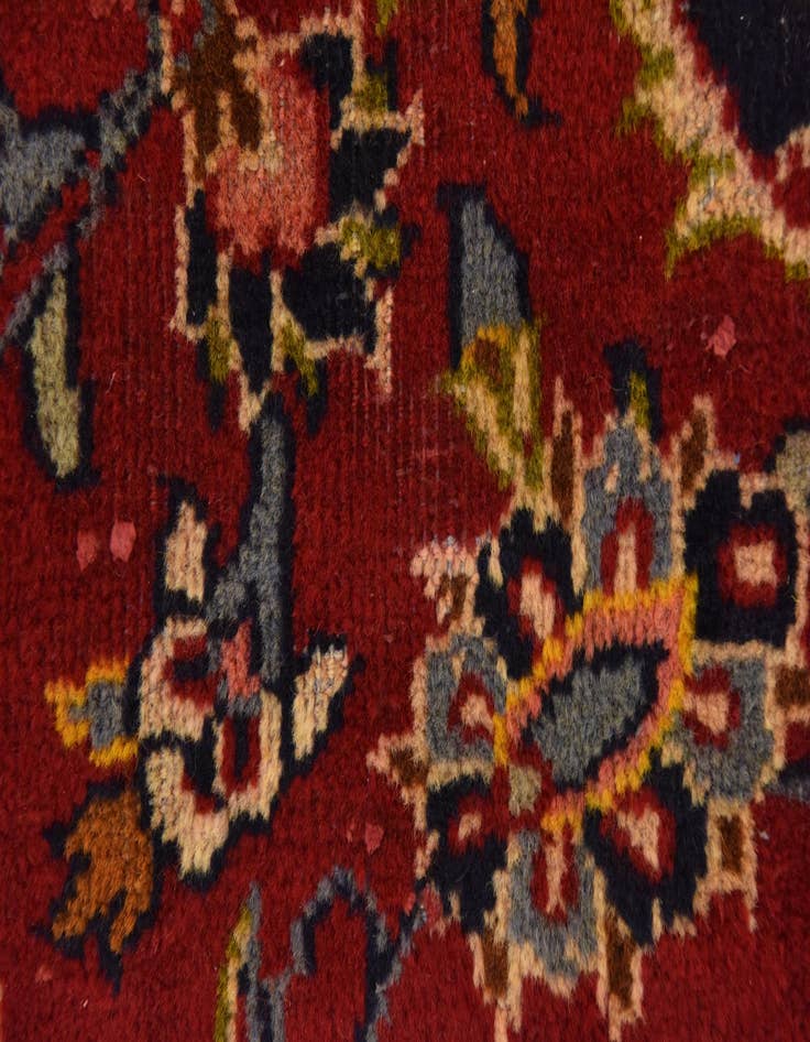 Detail image of  8' 7 x 11' 9  Hand Knotted Kashan Persian Wool Rug
