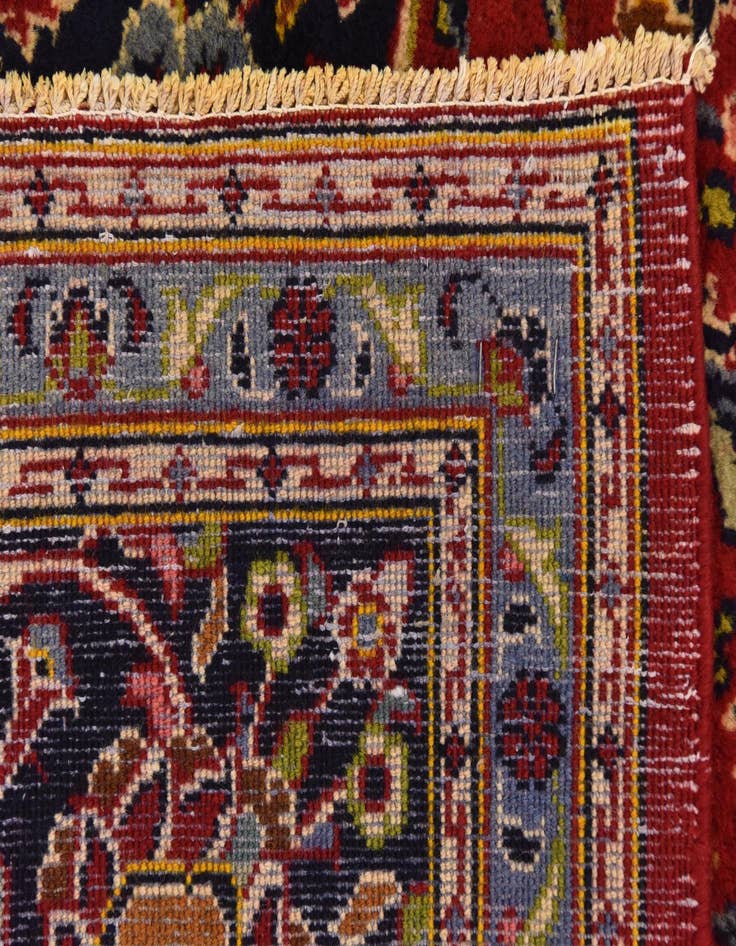 Detail image of  8' 7 x 11' 9  Hand Knotted Kashan Persian Wool Rug