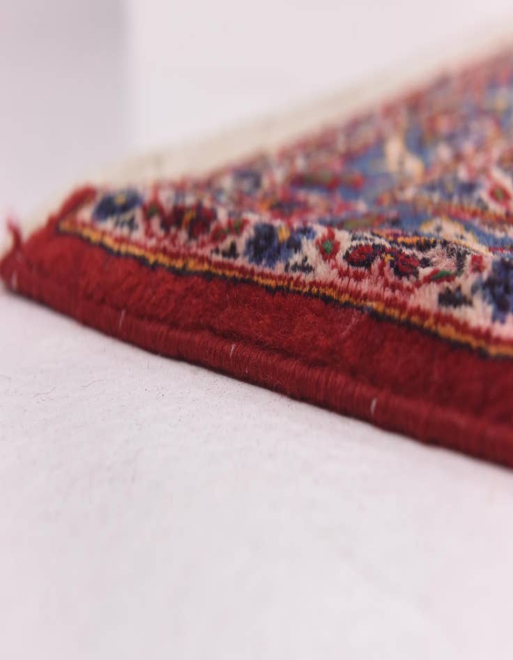 Detail image of  9' 10 x 12' 10  Hand Knotted Kashan Persian Wool Rug