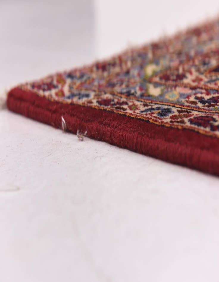 Detail image of  9' 8 x 13' 3  Hand Knotted Kashan Persian Wool Rug