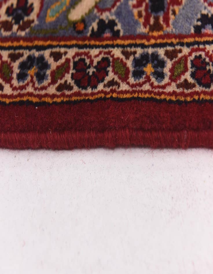 Detail image of  9' 8 x 13' 3  Hand Knotted Kashan Persian Wool Rug