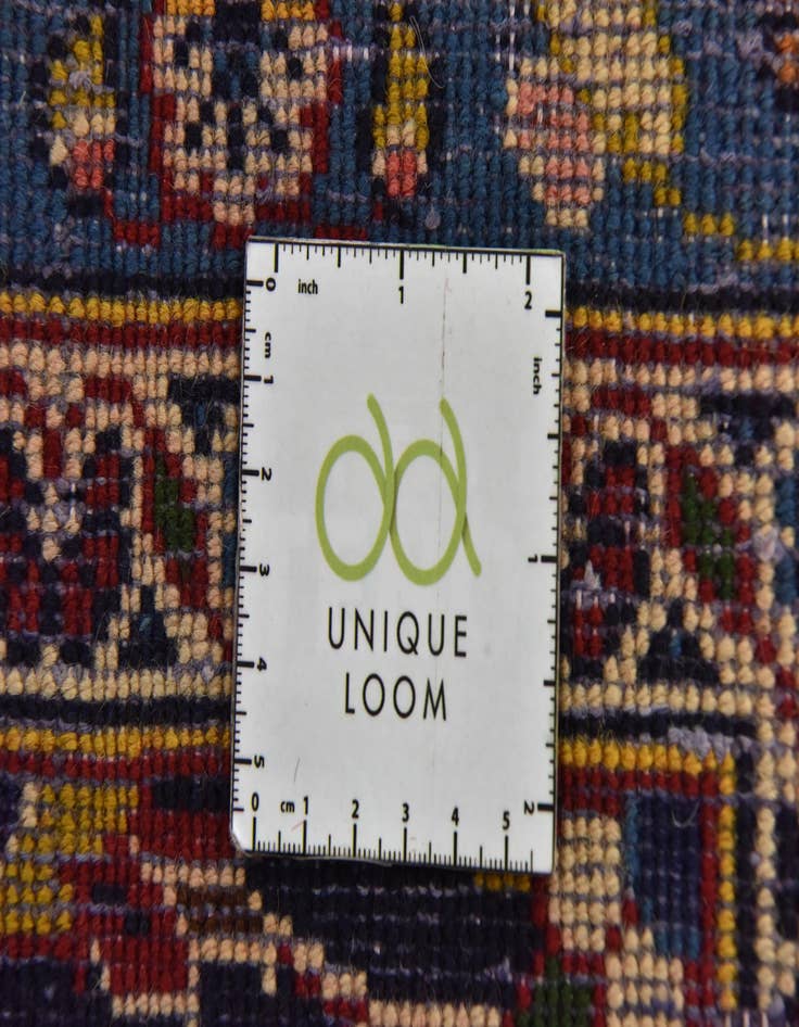 Detail image of  9' 7 x 13' 8  Hand Knotted Kashan Persian Wool Rug