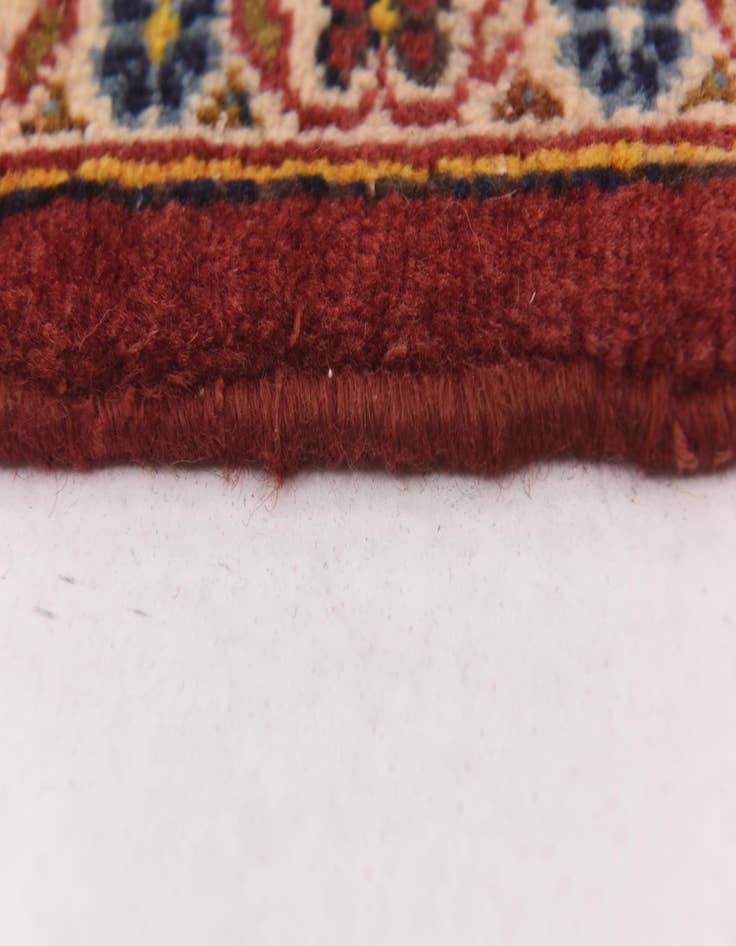 Detail image of  9' 9 x 13' 2  Hand Knotted Kashan Persian Wool Rug