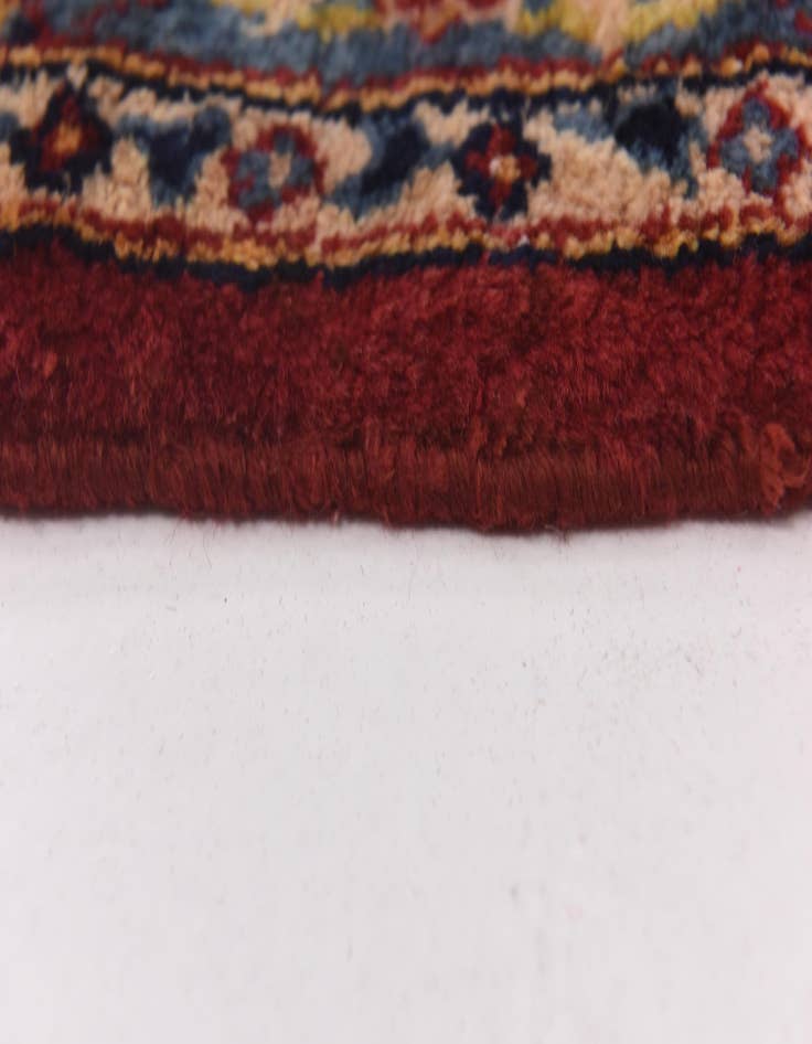 Detail image of  9' 10 x 12' 9  Hand Knotted Kashan Persian Wool Rug