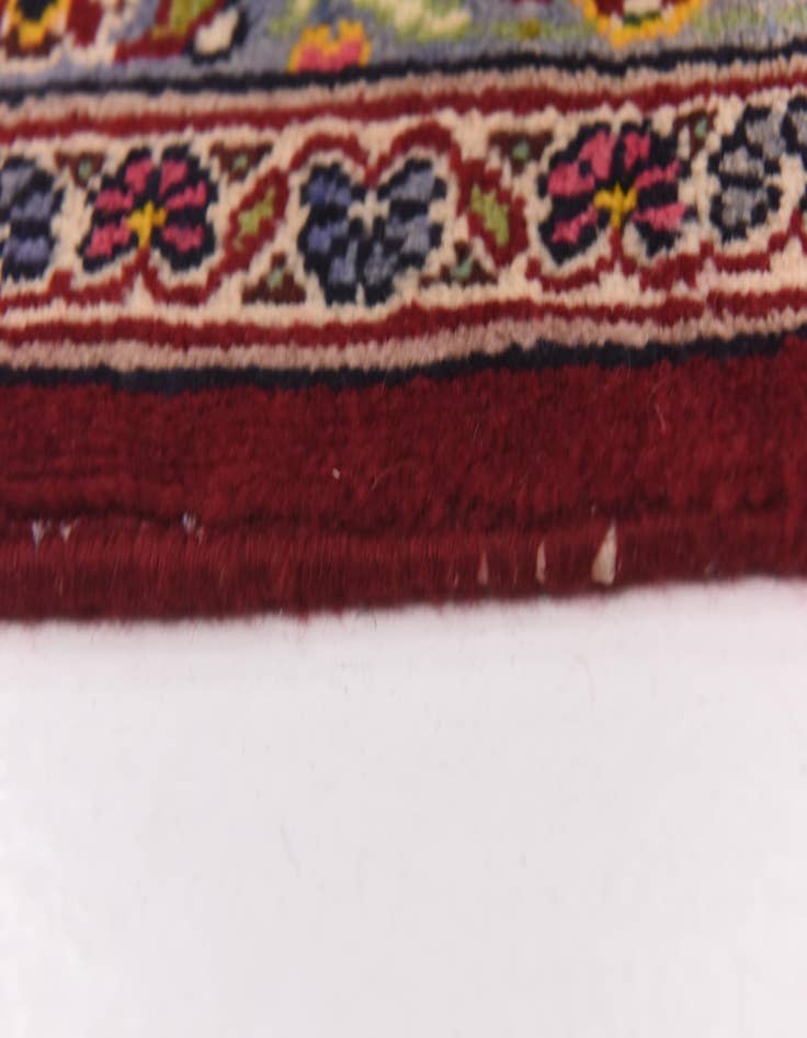 Detail image of  9' 6 x 13' 6  Hand Knotted Kashan Persian Wool Rug