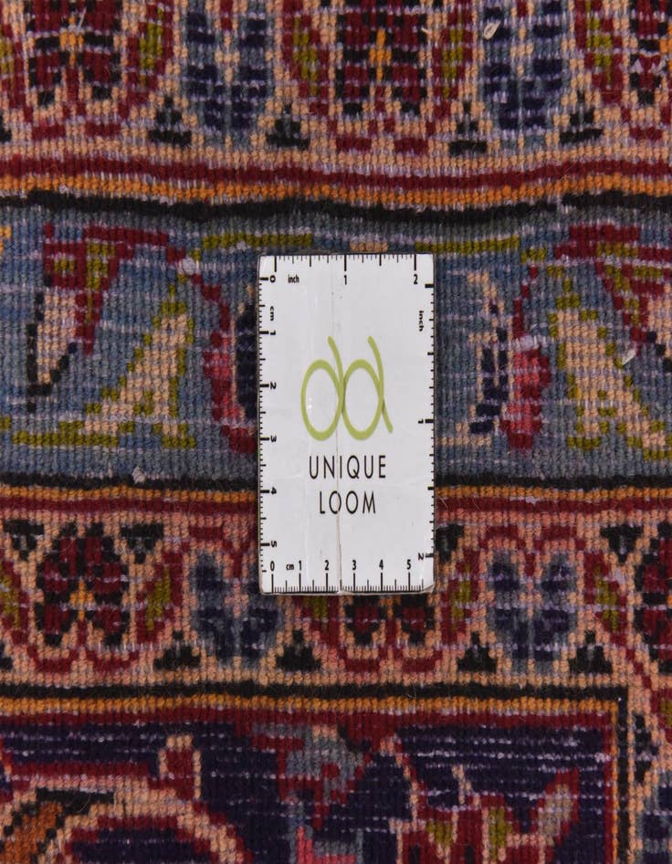 Detail image of  9' 9 x 12' 9  Hand Knotted Kashan Persian Wool Rug