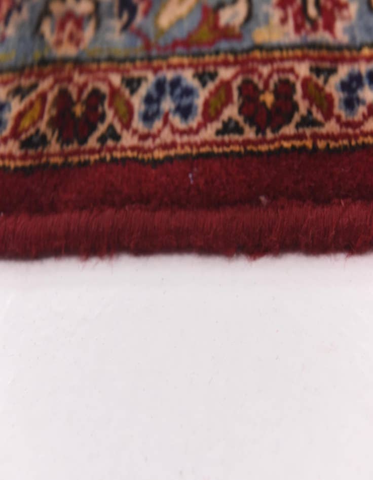 Detail image of  9' 9 x 12' 9  Hand Knotted Kashan Persian Wool Rug