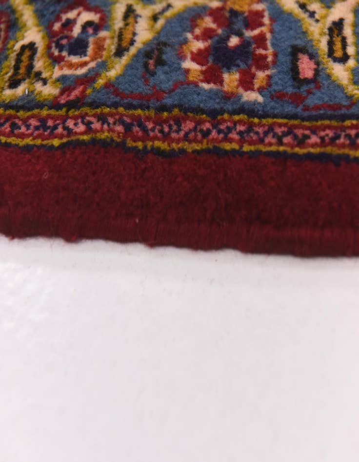 Detail image of  9' 10 x 13' 6  Hand Knotted Kashan Persian Wool Rug