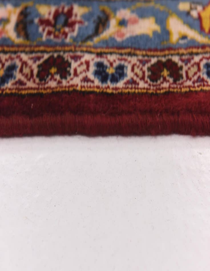 Detail image of  9' 7 x 12' 10  Hand Knotted Kashan Persian Wool Rug