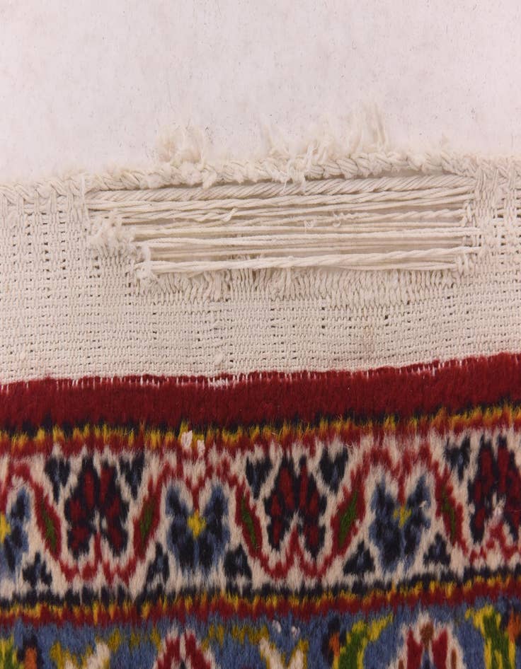 Detail image of  9' 8 x 13' 4  Hand Knotted Kashan Persian Wool Rug