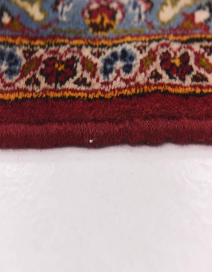 Detail image of  9' 9 x 13'  Hand Knotted Kashan Persian Wool Rug