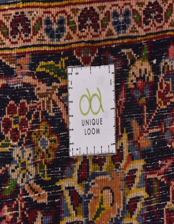 Detail image of  9' 9 x 13' 4  Hand Knotted Kashan Persian Wool Rug