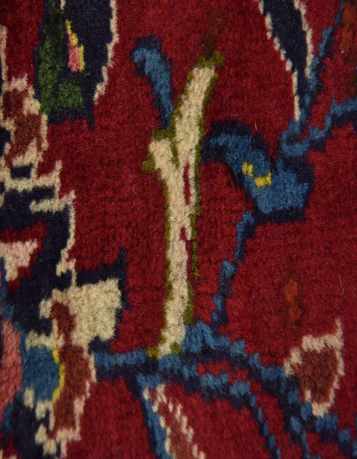 Detail image of  9' 6 x 12' 9  Hand Knotted Kashan Persian Wool Rug