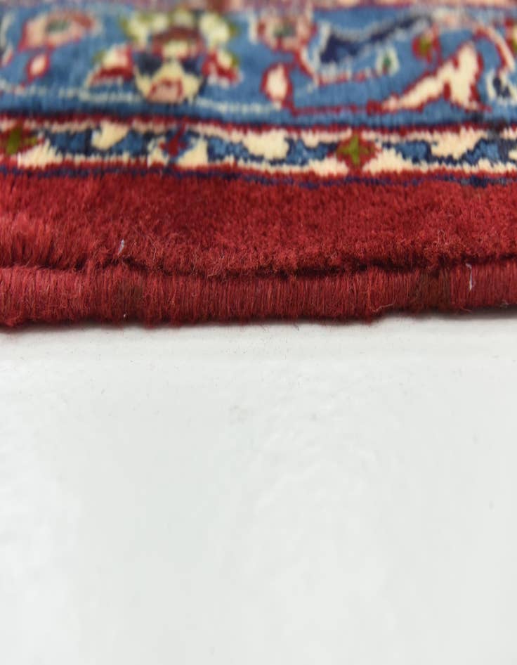 Detail image of  9' 6 x 12' 9  Hand Knotted Kashan Persian Wool Rug