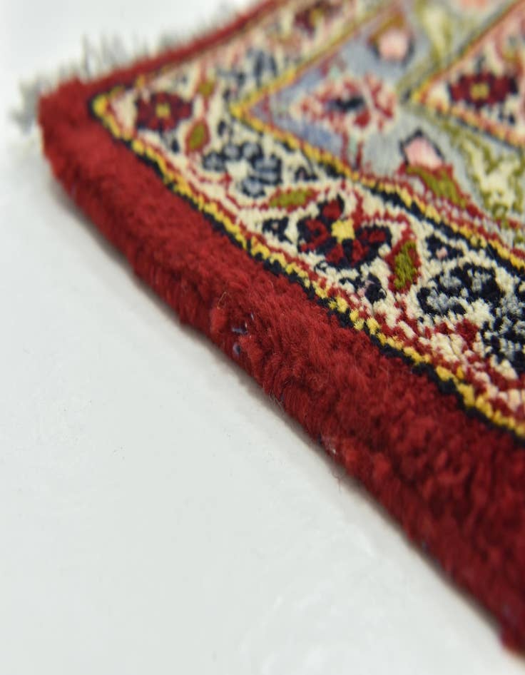 Detail image of  9' 8 x 12' 10  Hand Knotted Kashan Persian Wool Rug