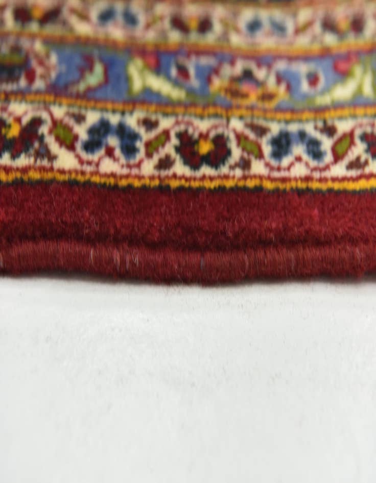 Detail image of  10' x 13' 5  Hand Knotted Kashan Persian Wool Rug