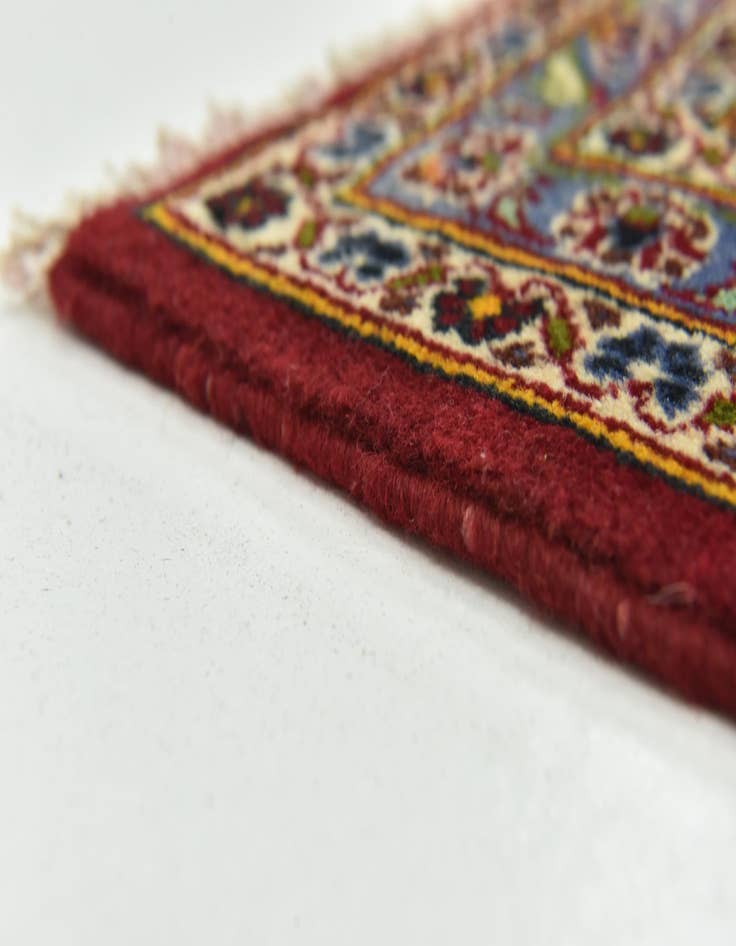 Detail image of  10' x 13' 5  Hand Knotted Kashan Persian Wool Rug