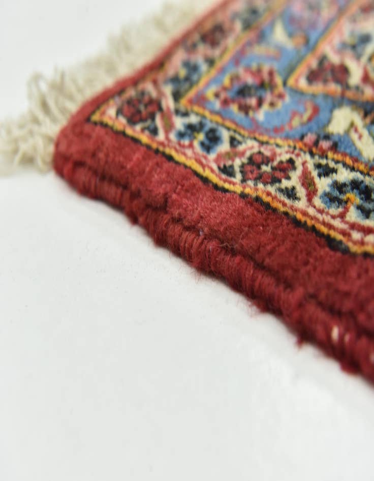 Detail image of  9' 8 x 13' 6  Hand Knotted Kashan Persian Wool Rug