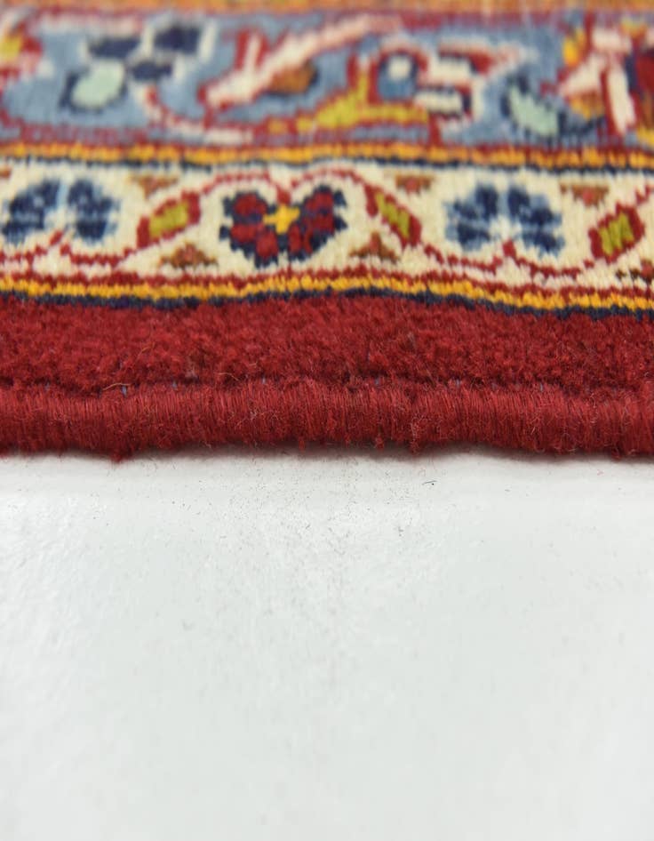 Detail image of  9' 10 x 13' 1  Hand Knotted Kashan Persian Wool Rug