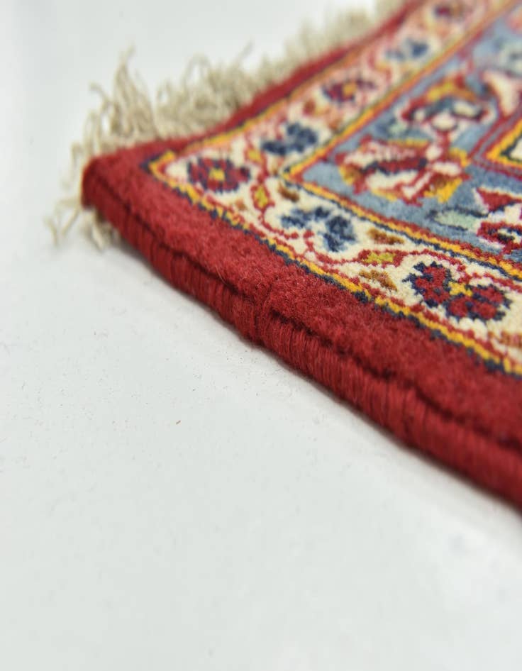 Detail image of  9' 10 x 13' 1  Hand Knotted Kashan Persian Wool Rug