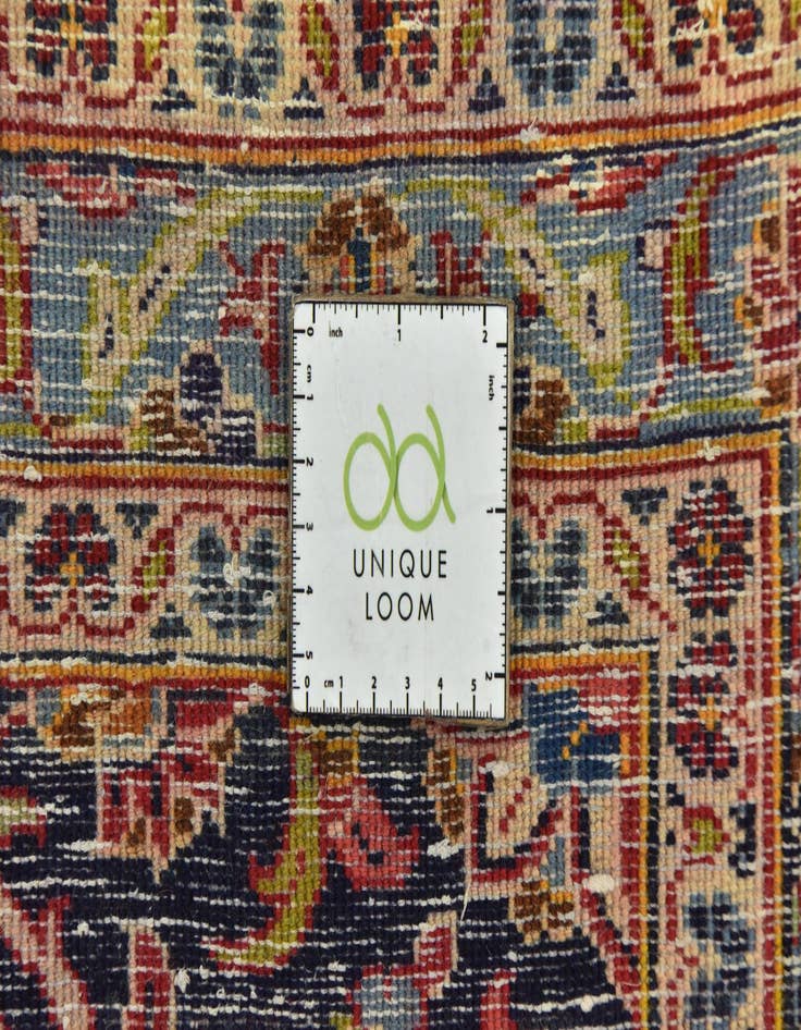 Detail image of  9' 10 x 13' 1  Hand Knotted Kashan Persian Wool Rug