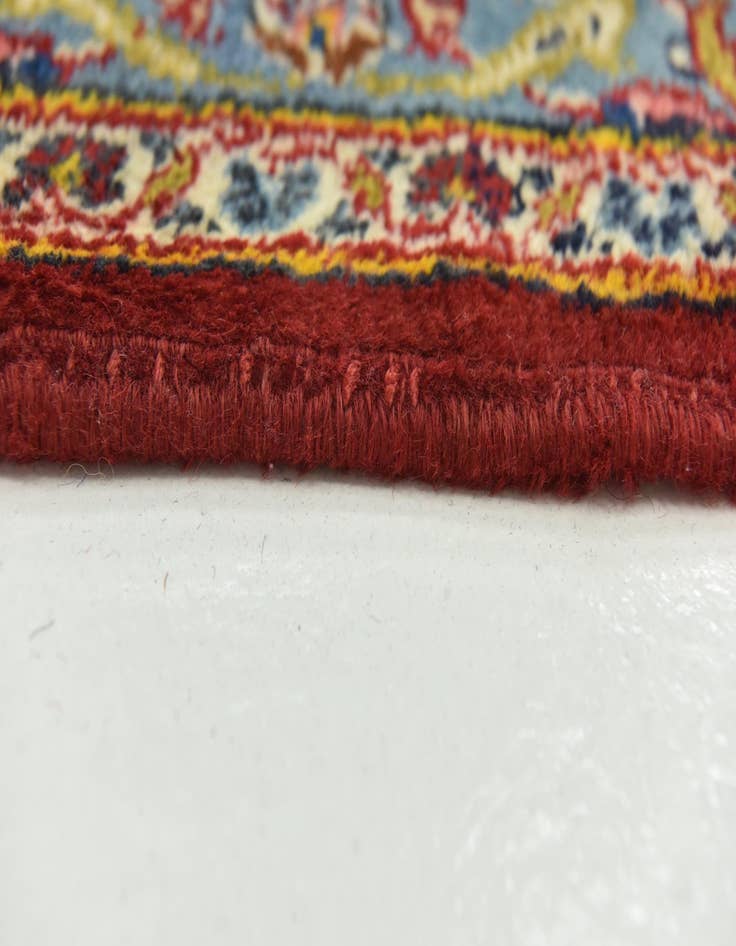 Detail image of  9' 10 x 13' 1  Hand Knotted Kashan Persian Wool Rug