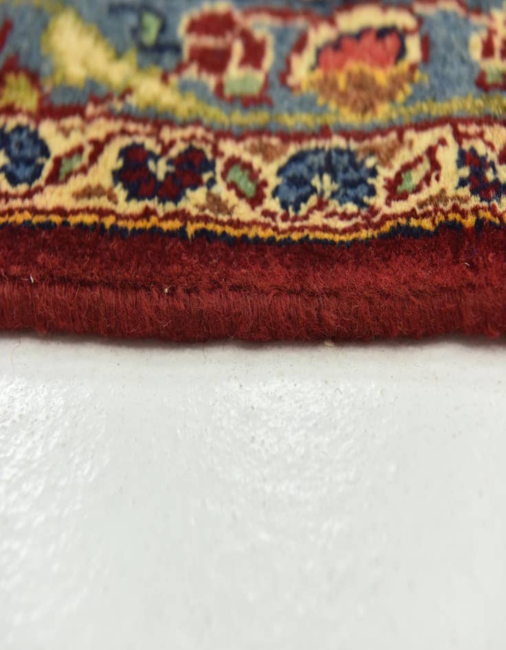 Detail image of  9' 7 x 13' 4  Hand Knotted Kashan Persian Wool Rug