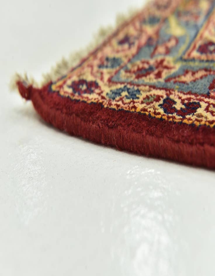 Detail image of  9' 7 x 13' 4  Hand Knotted Kashan Persian Wool Rug