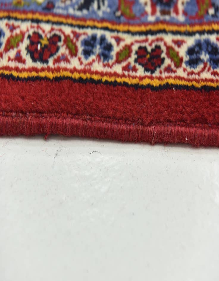 Detail image of  10' x 13' 5  Hand Knotted Kashan Persian Wool Rug