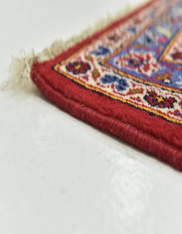 Detail image of  10' x 13' 5  Hand Knotted Kashan Persian Wool Rug