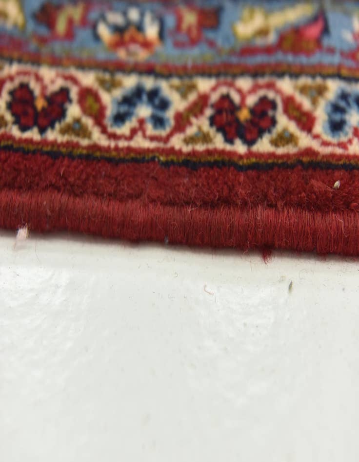 Detail image of  10' x 12' 7  Hand Knotted Kashan Persian Wool Rug