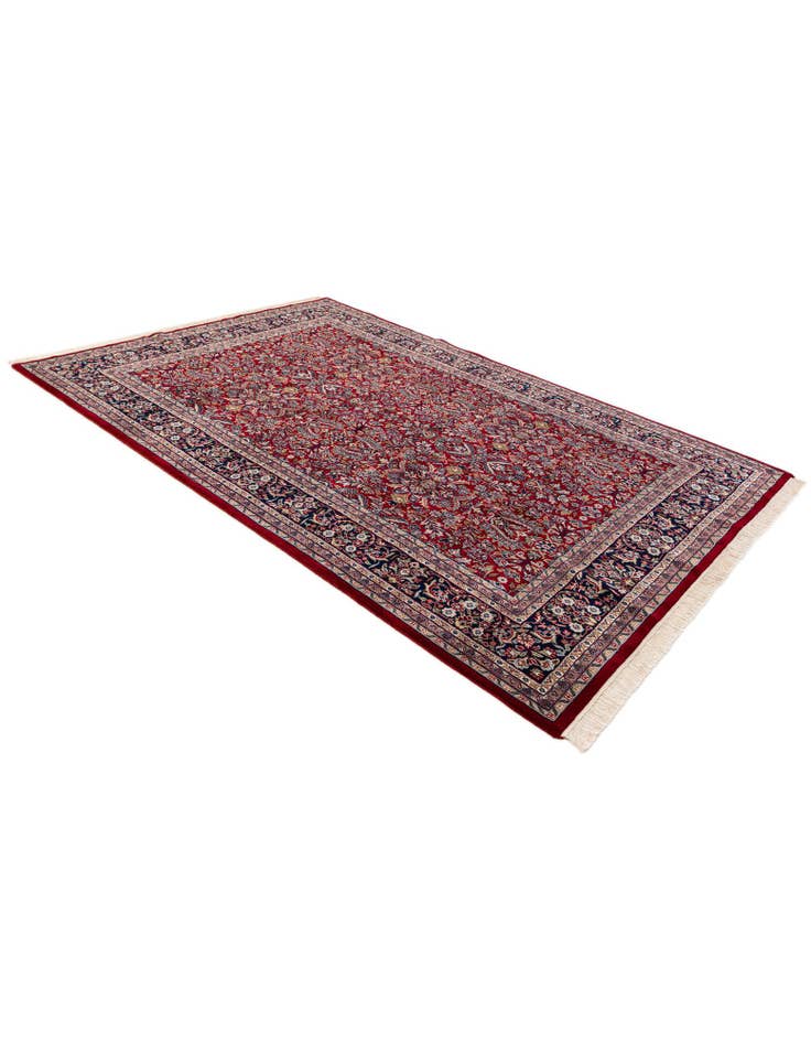 Detail image of  6' 7 x 9' 9  Hand Knotted Kashan Oriental Wool Rug