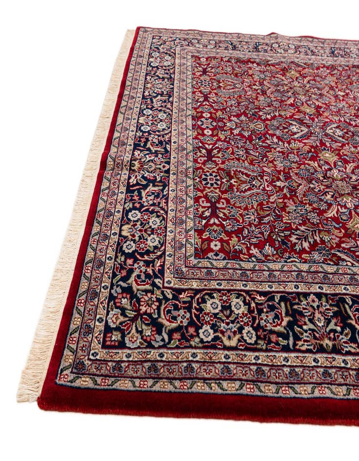 Detail image of  6' 7 x 9' 9  Hand Knotted Kashan Oriental Wool Rug