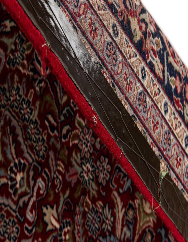 Detail image of  6' 7 x 9' 9  Hand Knotted Kashan Oriental Wool Rug
