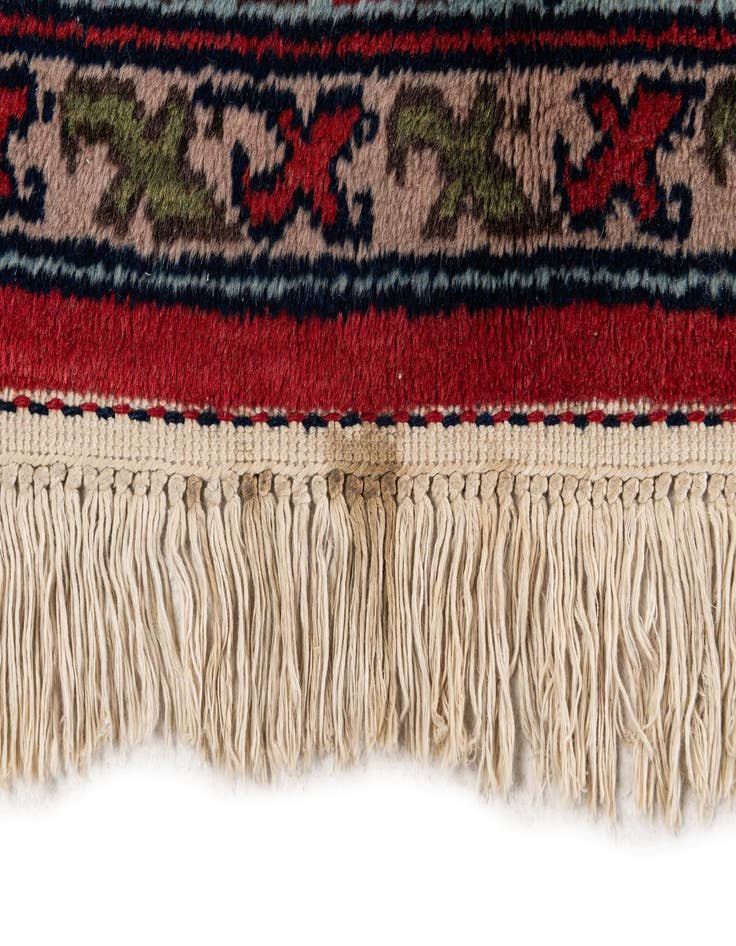 Detail image of  7' 3 x 10' 8  Hand Knotted Kashan Oriental Wool Rug