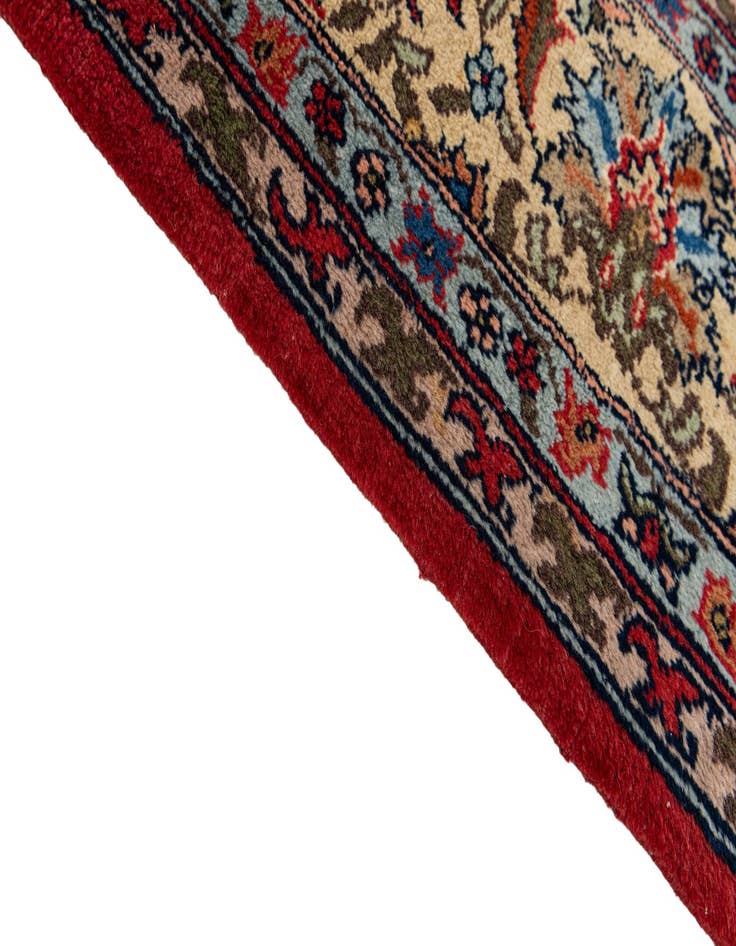 Detail image of  7' 3 x 10' 8  Hand Knotted Kashan Oriental Wool Rug