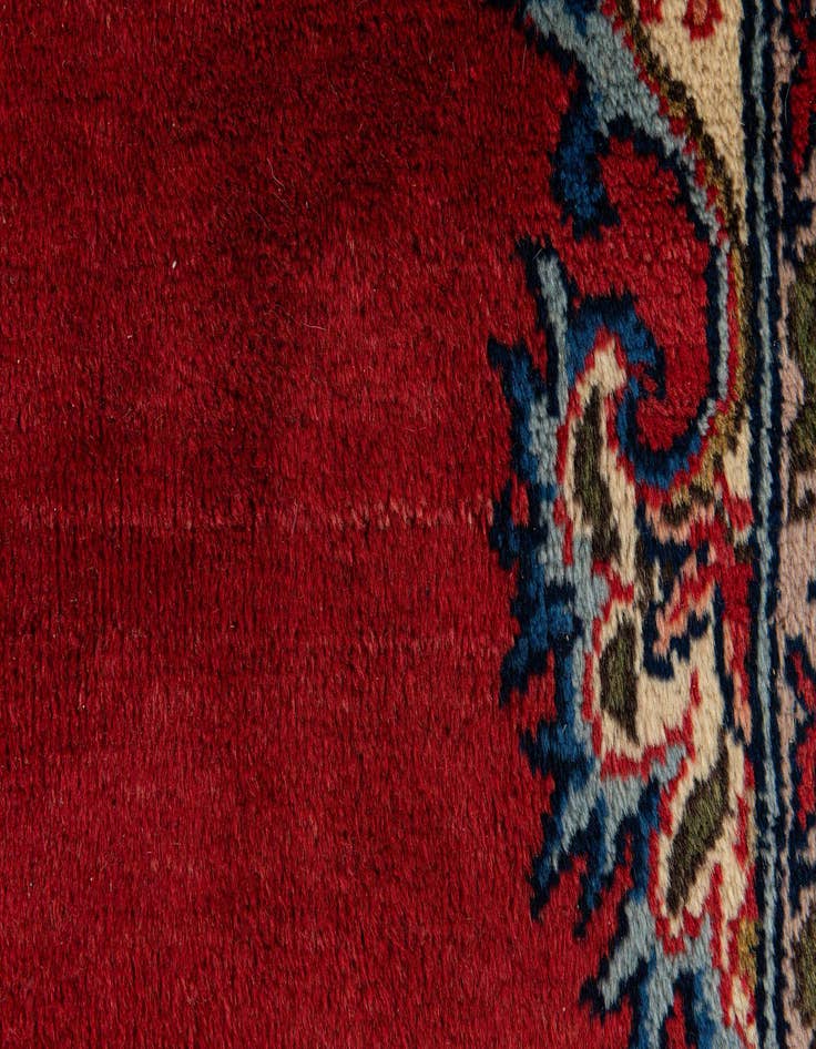 Detail image of  7' 3 x 10' 8  Hand Knotted Kashan Oriental Wool Rug