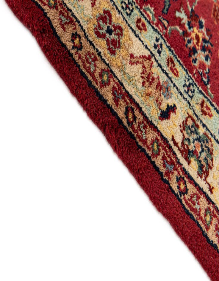 Detail image of 2' 5 x 4' 4 Hand Knotted Kashan Wool Rug