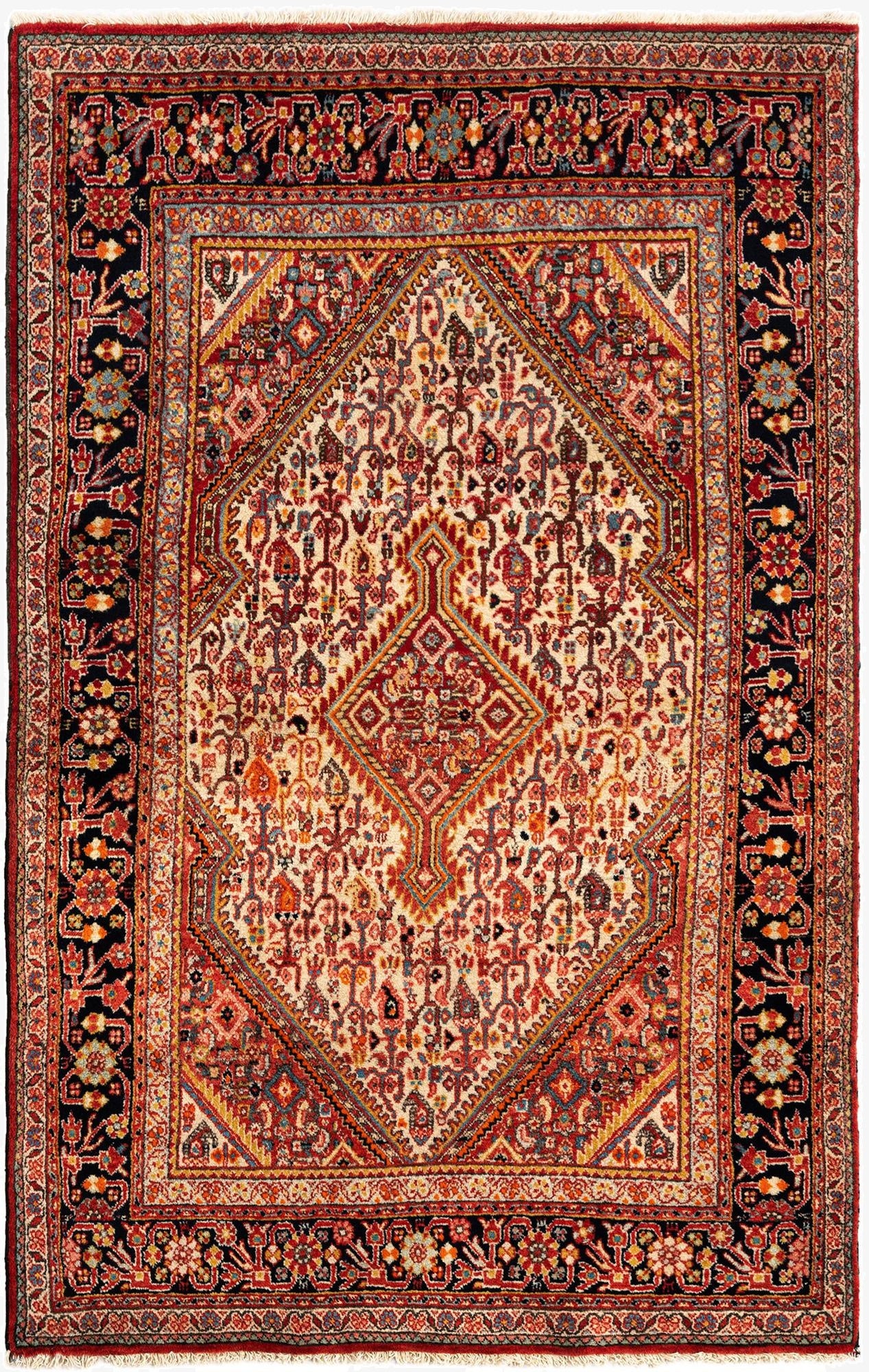  3' 5 x 5' 6 Kashan Rug