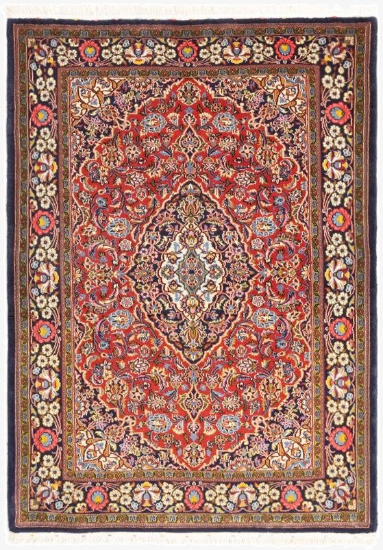  3' 6 x 4' 11 Kashan Rug