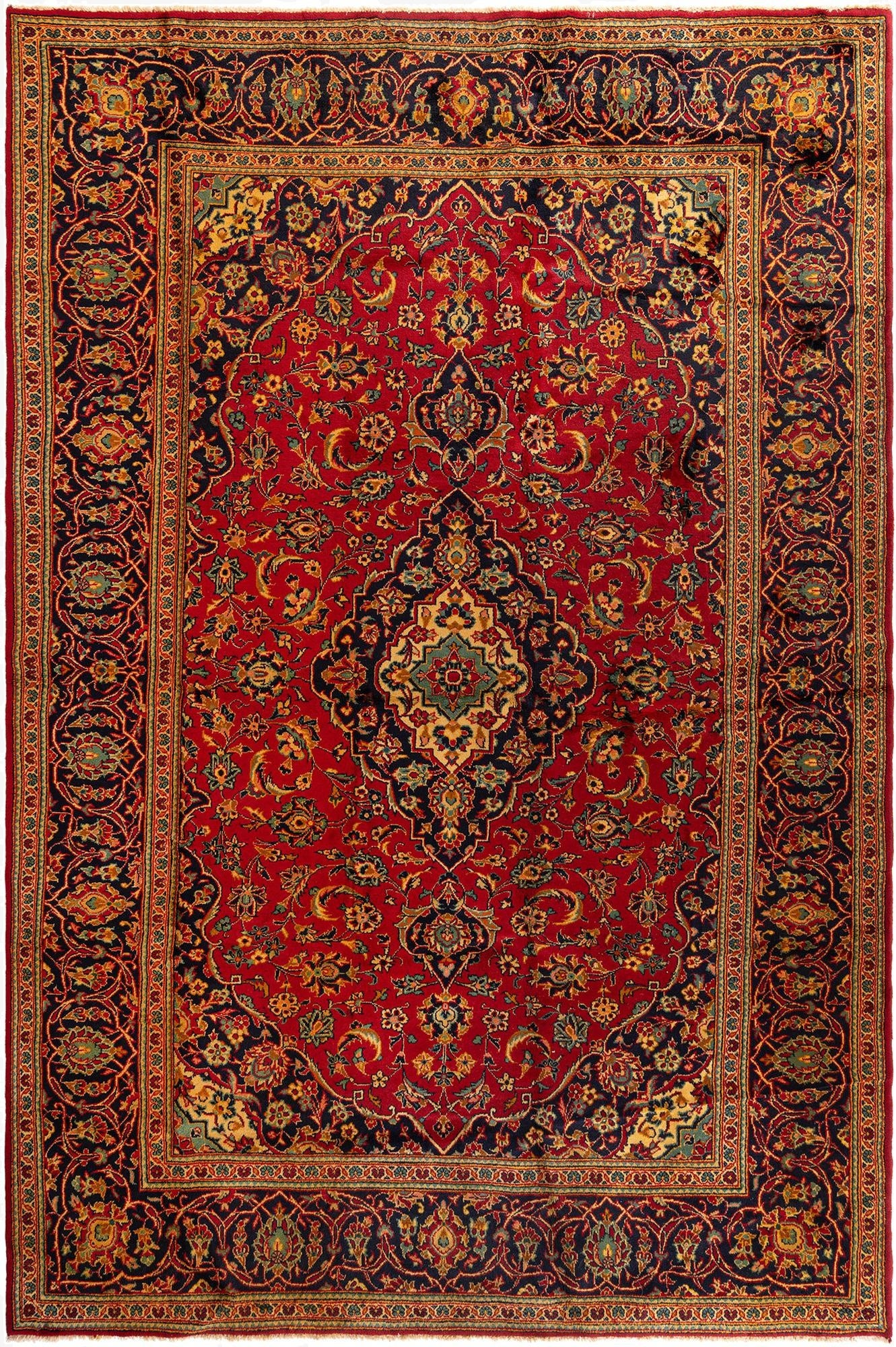  7' 11 x 12' 1 Kashan Rug