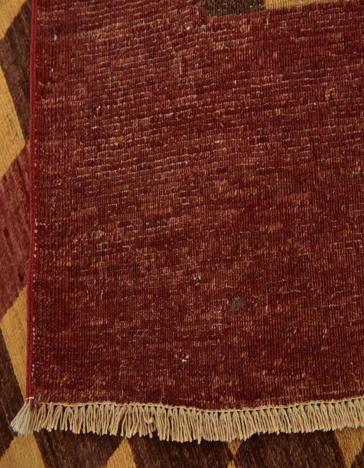 Detail image of  6' 5 x 9' 8  Hand Knotted Kashkuli Gabbeh Wool Rug